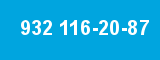 932 116-20-87 932 116-20-87